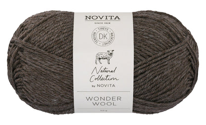 Novita Wonder Wool DK in False Morel 50gr. - Zacht en duurzaam 100% wolgaren voor breien en haken