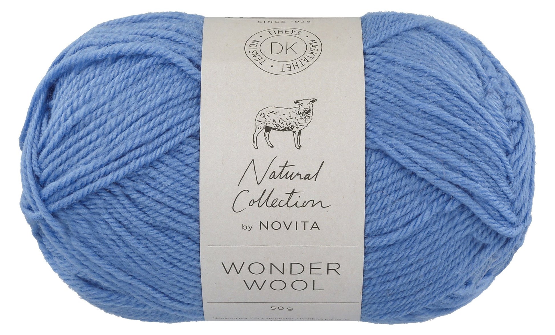 Novita Wonder Wool DK in Rapids 50gr. - Zacht en duurzaam 100% wolgaren voor breien en haken