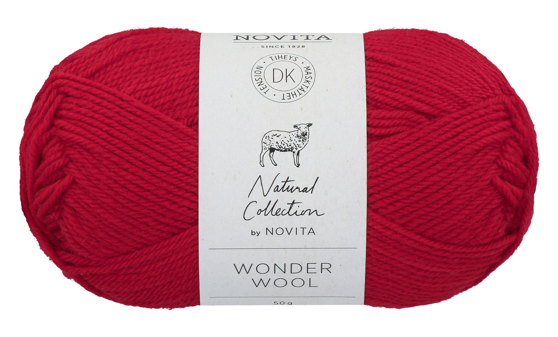 Novita Wonder Wool DK in Purpose 50gr. - Zacht en duurzaam 100% wolgaren voor breien en haken
