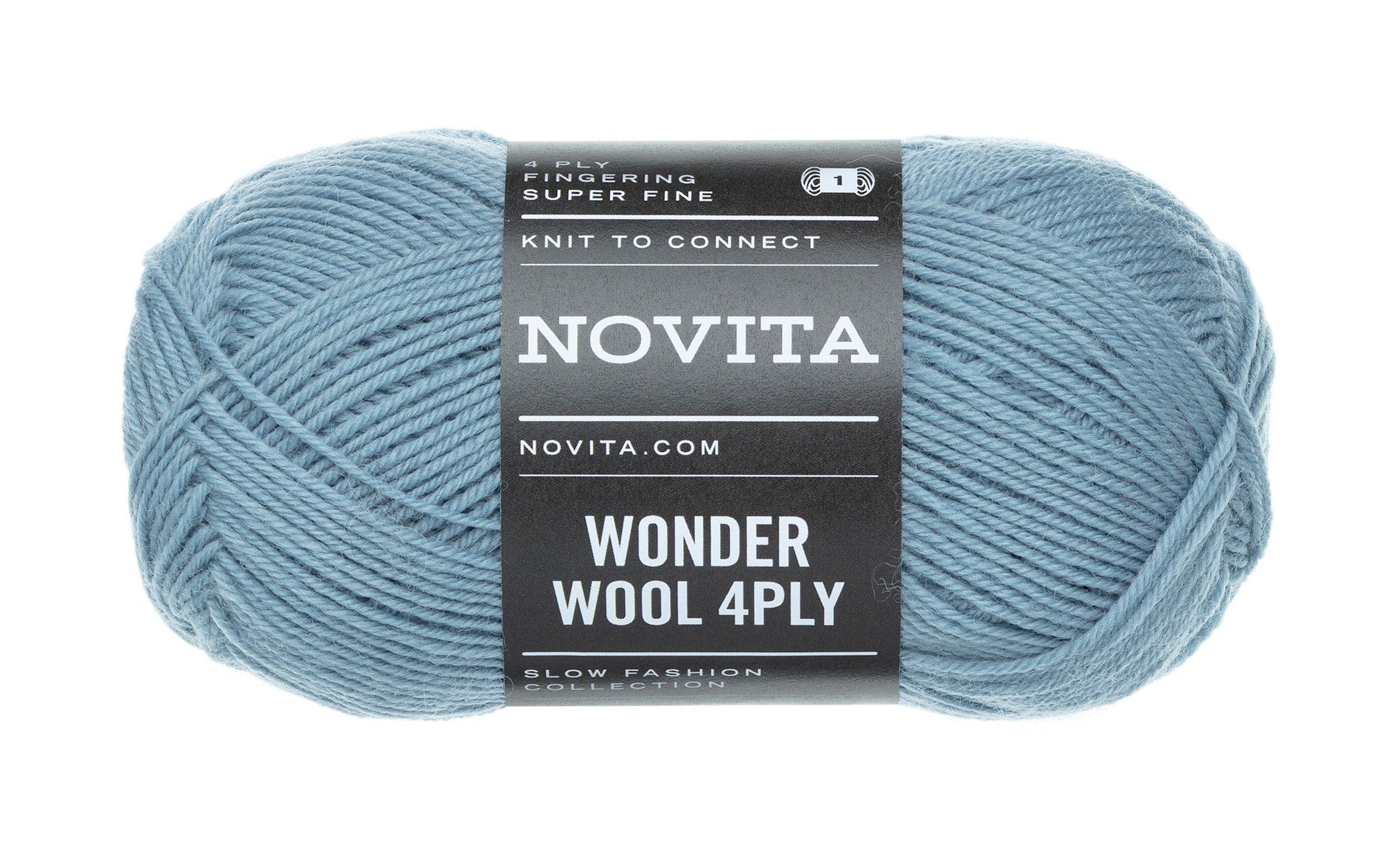 Novita Wonder Wool 4-ply in water - ideaal voor sokken en babykleertjes
