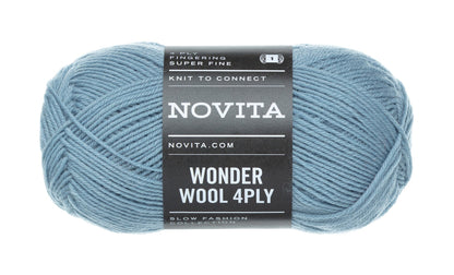 Novita Wonder Wool 4-ply in water - ideaal voor sokken en babykleertjes