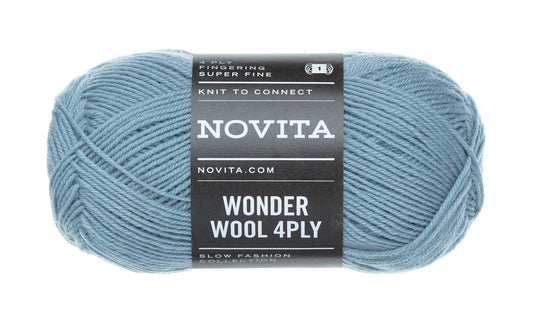 Novita Wonder Wool 4-ply in water - ideaal voor sokken en babykleertjes