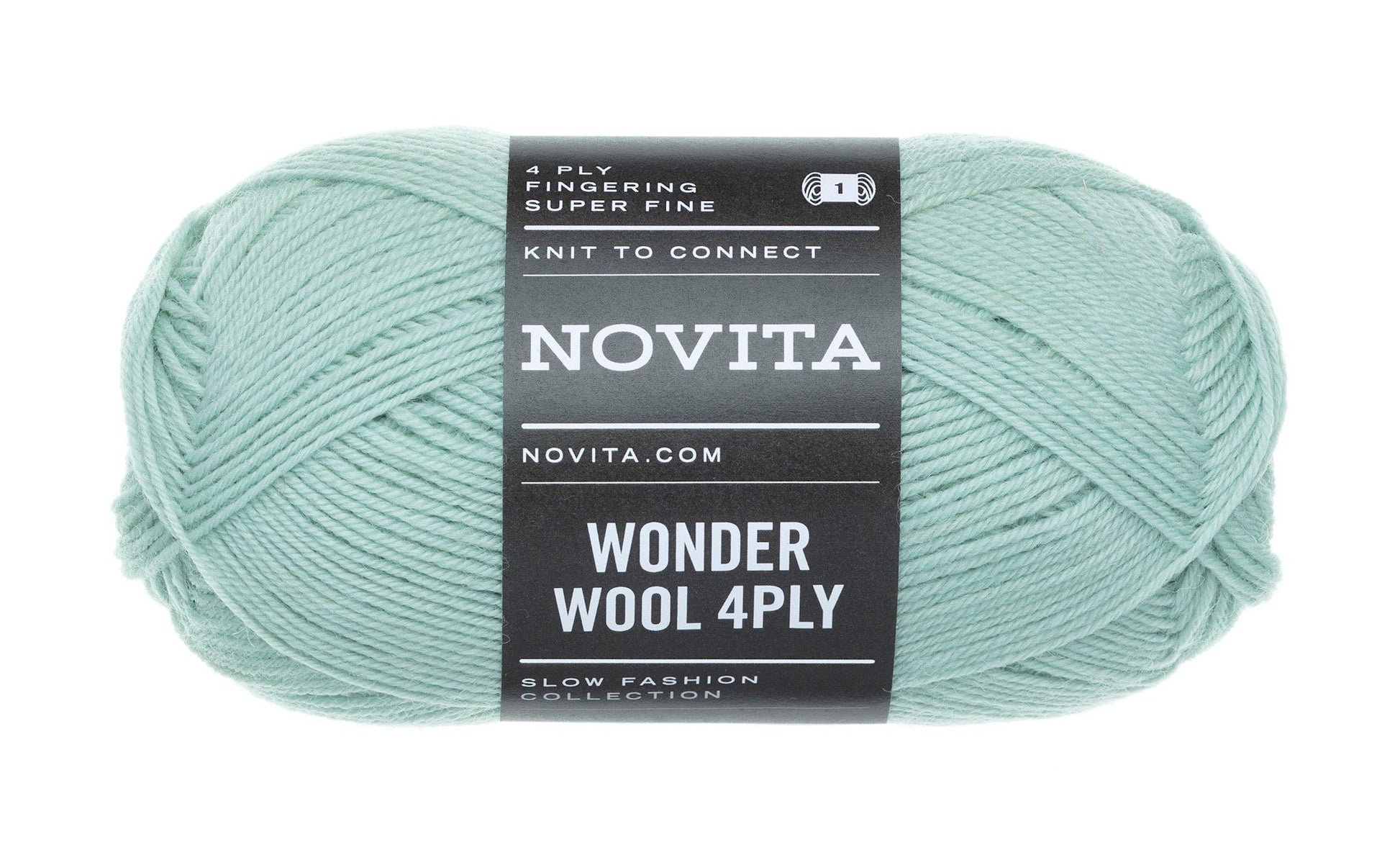 Novita Wonder Wool 4-ply in cabbage white butterfly - perfect voor lichte truien en accessoires
