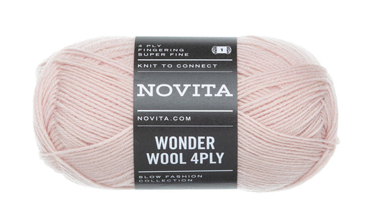 Novita Wonder Wool 4-ply in ballerina - looplengte van 200 meter per 50 gram bol