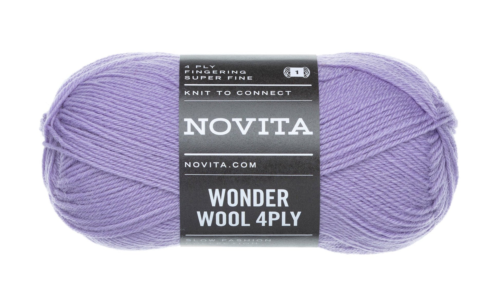 Novita Wonder Wool 4-ply in blueberry milk - opvolger van Novita Soft Merino 4-ply