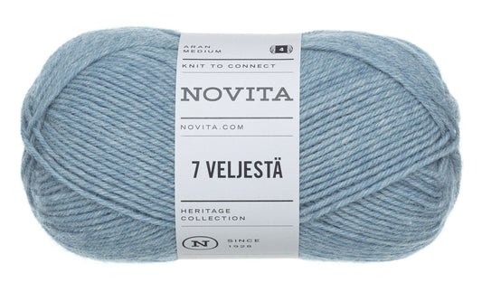 Novita 7 Veljestä kleur 014 ice: bol wol