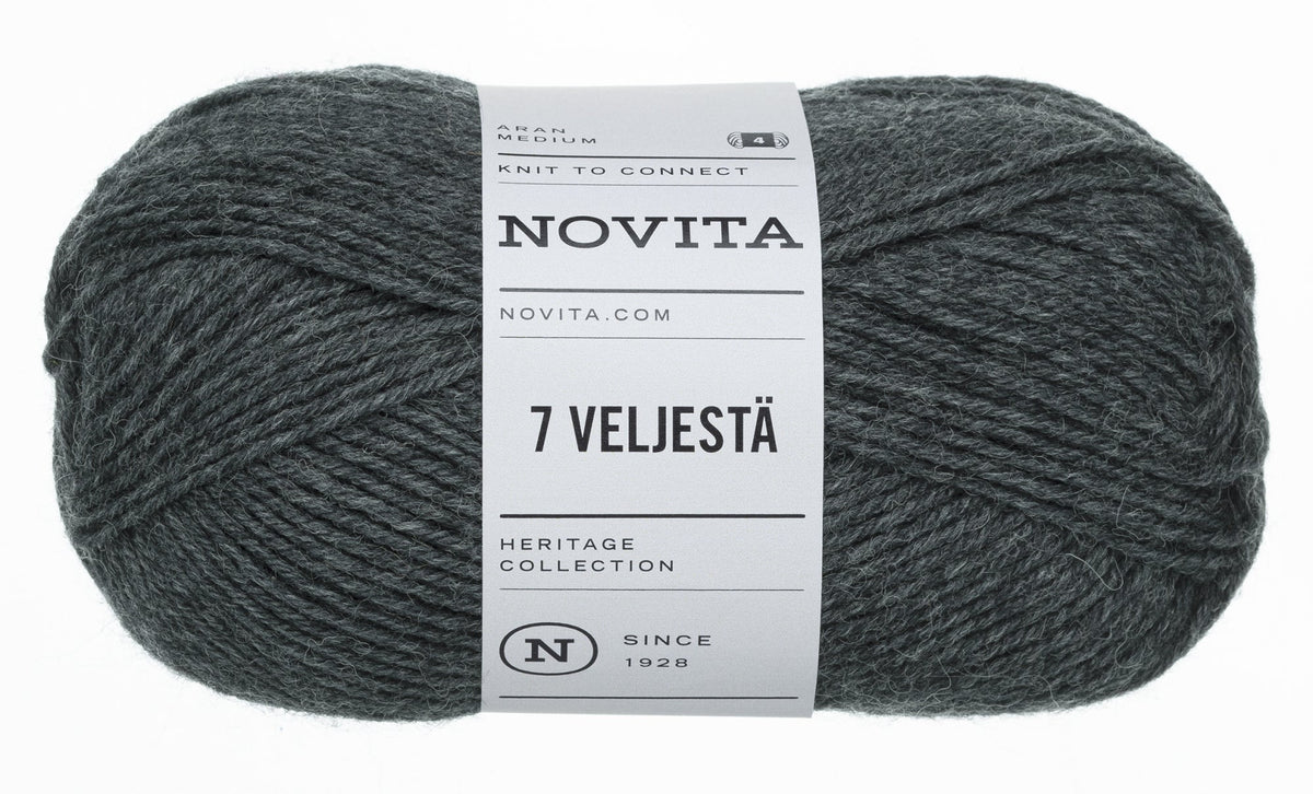 Novita 7 Veljestä kleur 044 graphite: bol wol