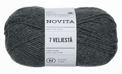 Novita 7 Veljestä kleur 044 graphite: bol wol