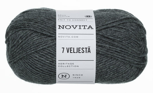 Novita 7 Veljestä kleur 044 graphite: bol wol
