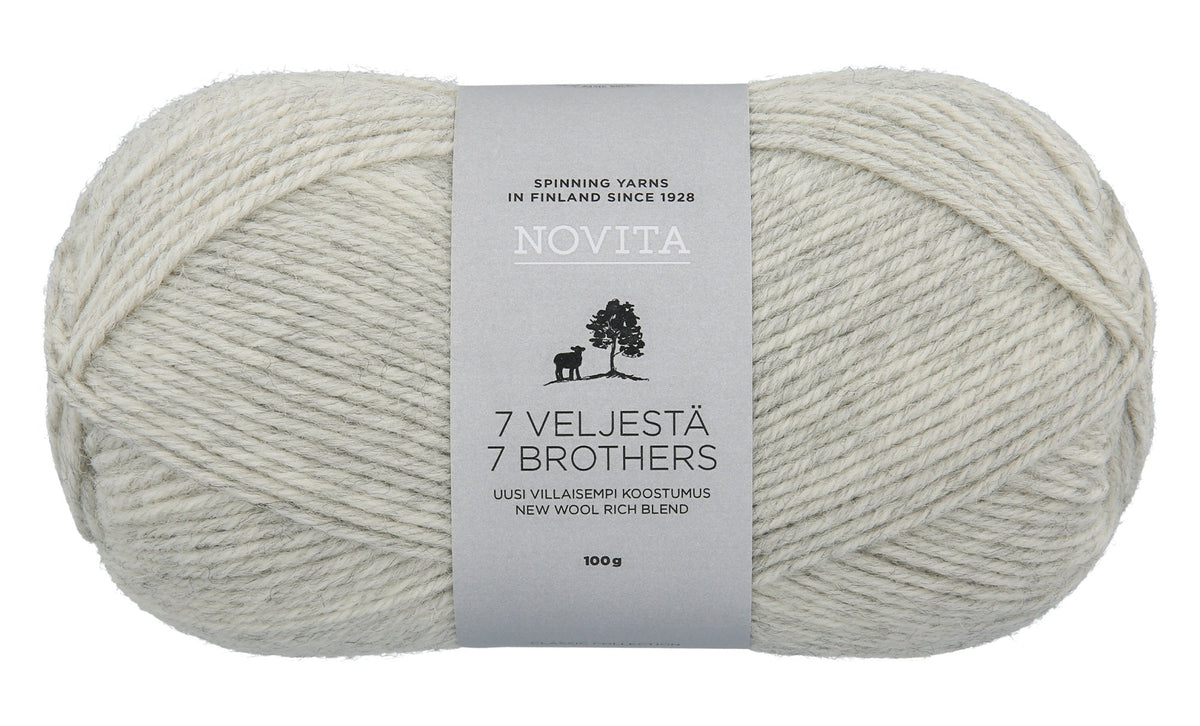 Novita 7 Veljestä kleur 047 lichen: bol wol