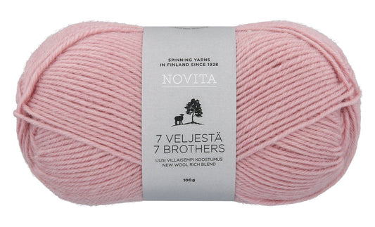 Novita 7 Veljestä kleur 053 berry porridge: bol wol