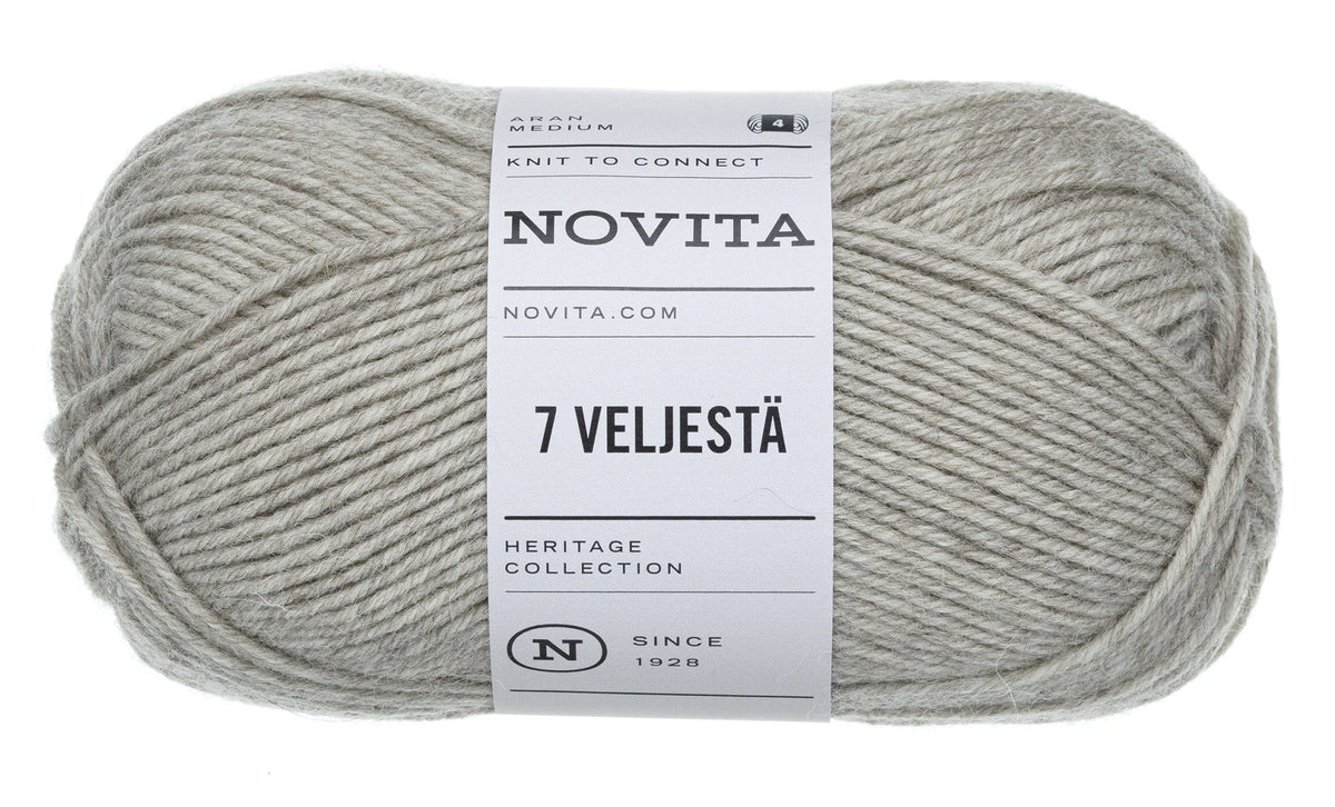 Novita 7 Veljestä kleur 060 sand: bol wol
