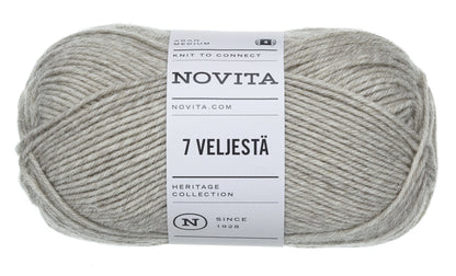 Novita 7 Veljestä kleur 060 sand: bol wol