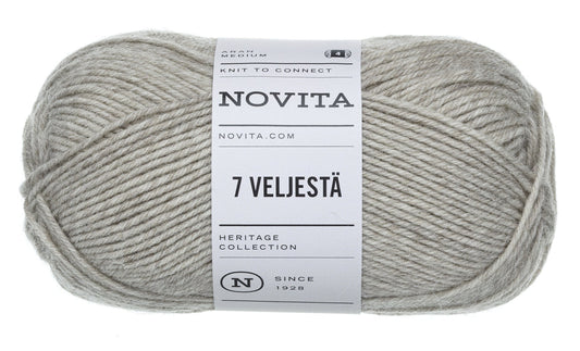 Novita 7 Veljestä kleur 060 sand: bol wol