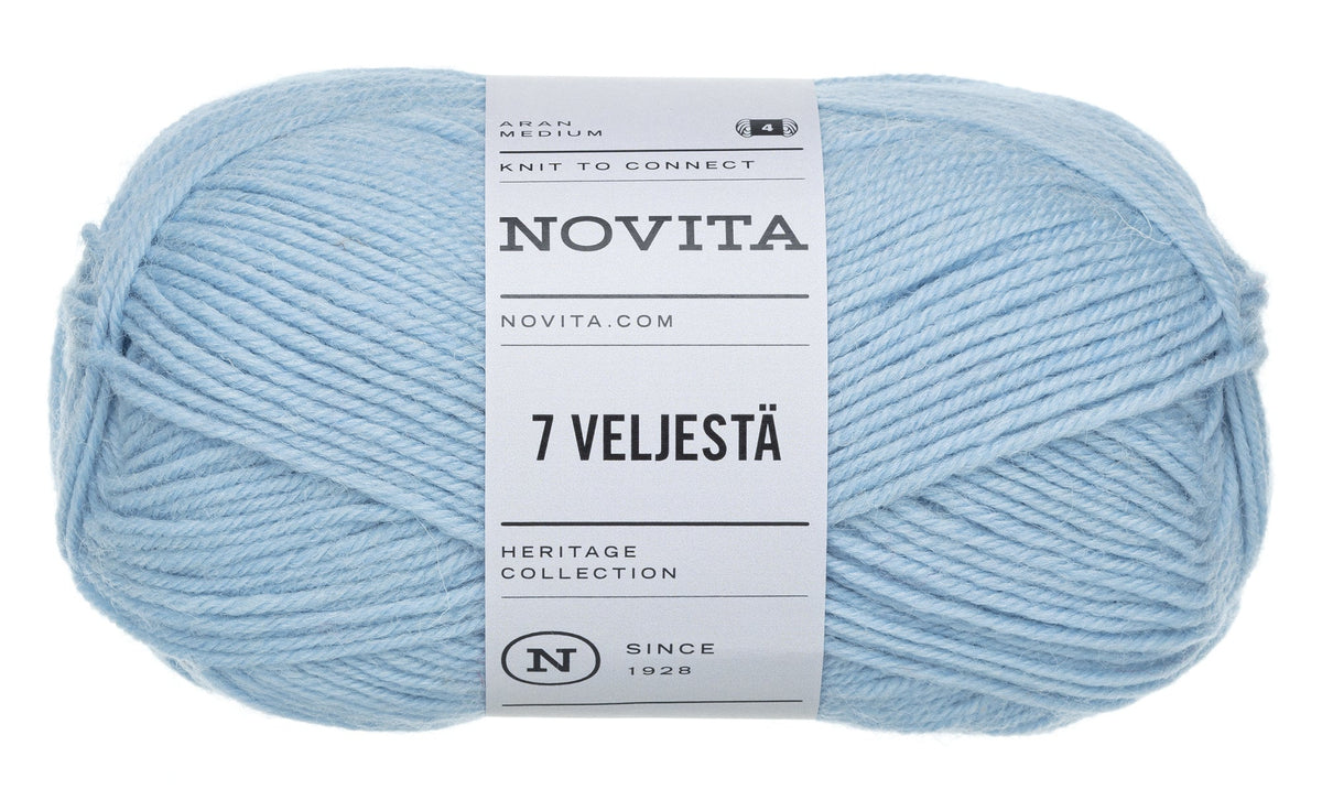 Novita 7 Veljestä kleur 103 waterdrop: bol wol