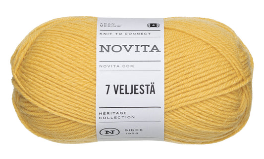 Novita 7 Veljestä kleur 268 sunflower: bol wol