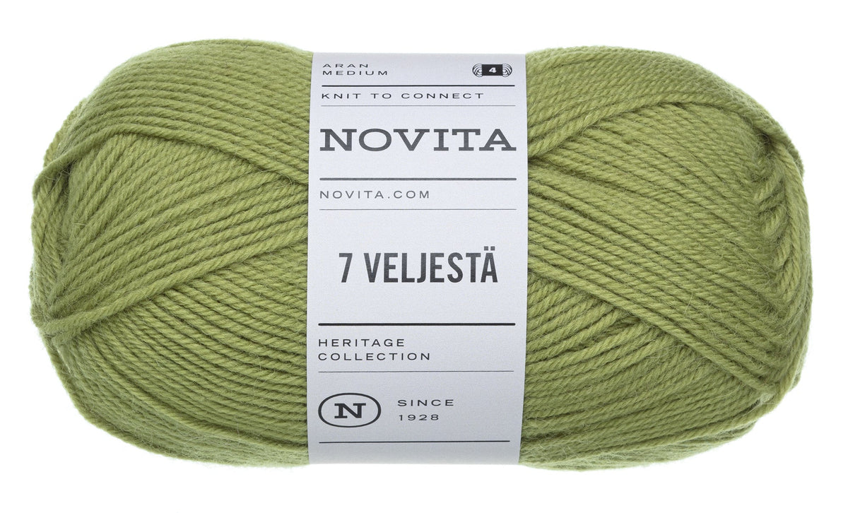Novita 7 Veljestä kleur 330 artichoke: bol wol