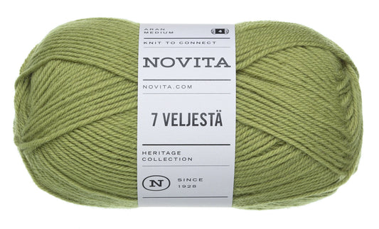 Novita 7 Veljestä kleur 330 artichoke: bol wol