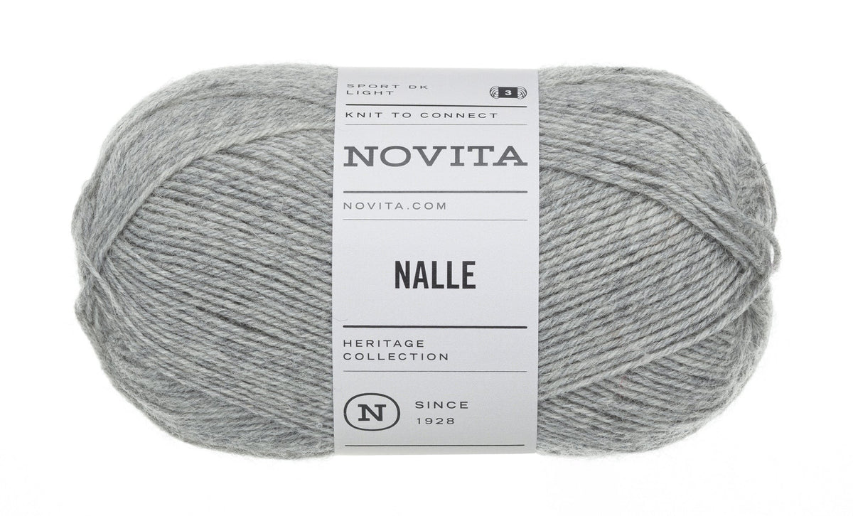Novita Nalle kleur 043 steengrijs: bol sokkenwol
