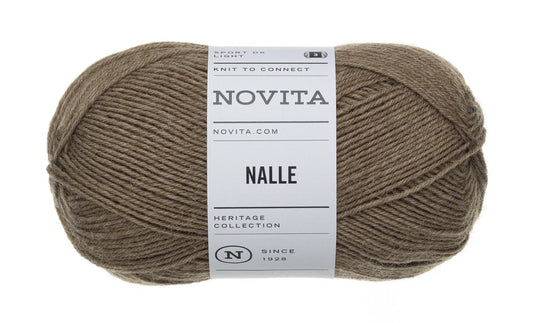 Novita Nalle kleur 068 bruin: bol sokkenwol
