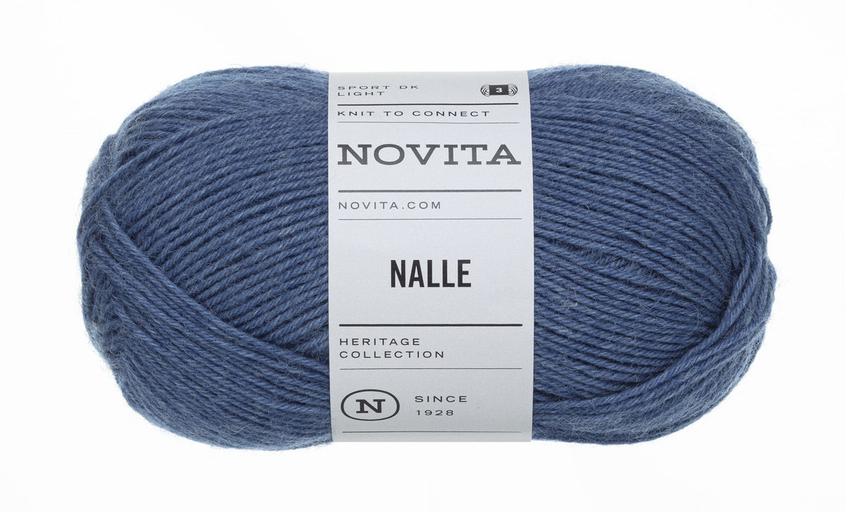 Novita Nalle kleur 160 jeansblauw: bol sokkenwol