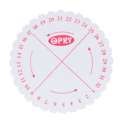 Opry Kumihimo schijf 10cm rond – Brei- en haakaccessoire voor vlechtwerken