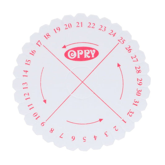Opry Kumihimo schijf 10cm rond – Brei- en haakaccessoire voor vlechtwerken