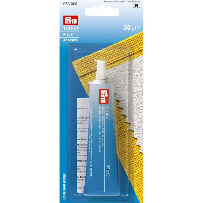 Prym Textiellijm - transparant na drogen voor brei- en haakreparaties
