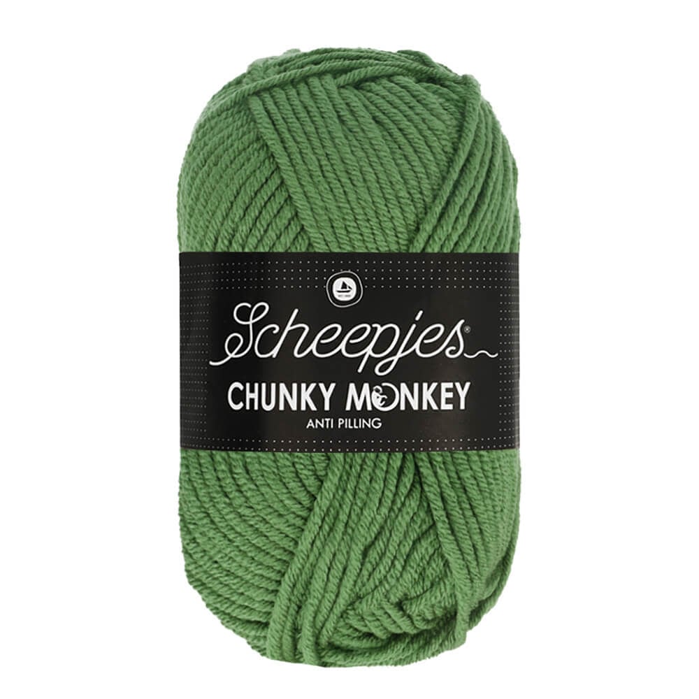 Scheepjes Chunky Monkey breigaren in pickle - dikke acrylbreigaren voor warme projecten