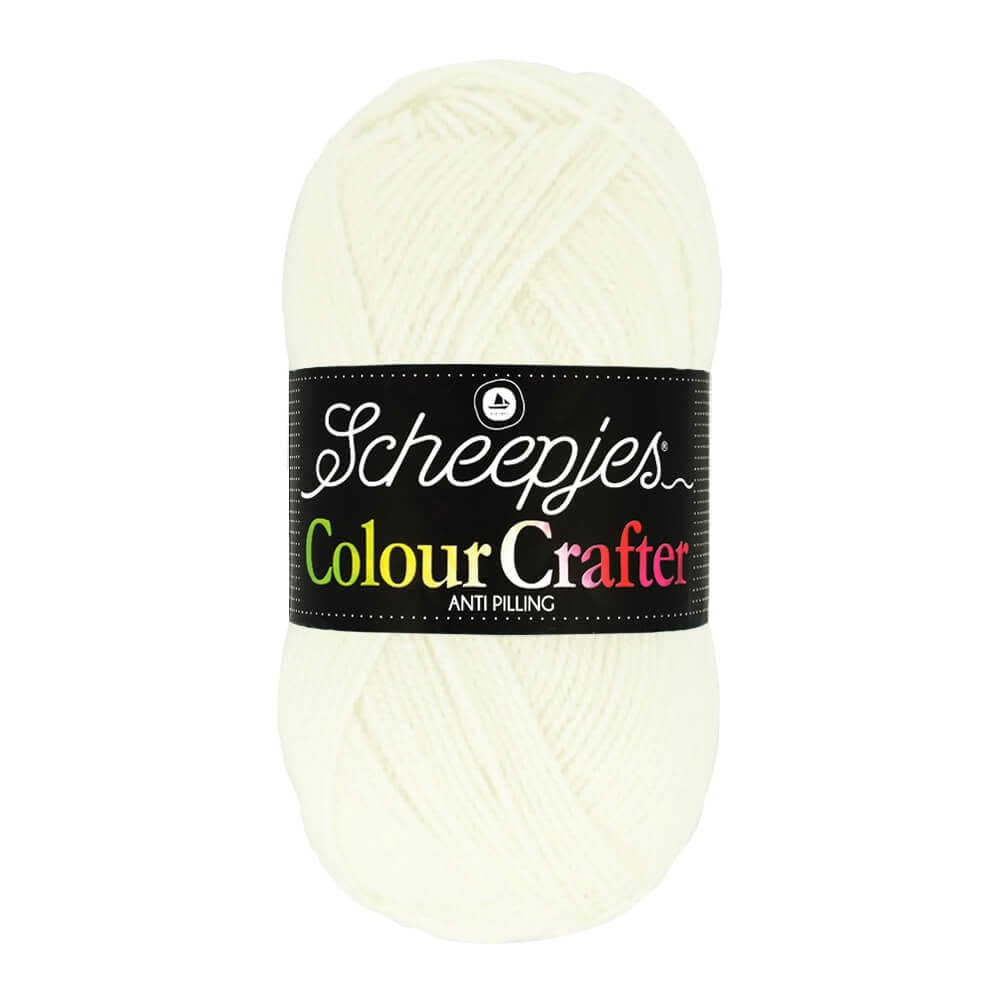 SCHEEPJES Colour Crafter breigaren in kleur 1005 Barneveld - gladde textuur voor brei- en haakprojecten