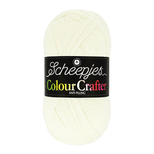 SCHEEPJES Colour Crafter breigaren in kleur 1005 Barneveld - gladde textuur voor brei- en haakprojecten