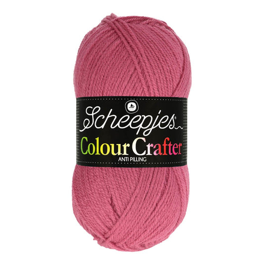 SCHEEPJES Colour Crafter breigaren in kleur 1001 Weert - zijdezacht acryl voor breien en haken