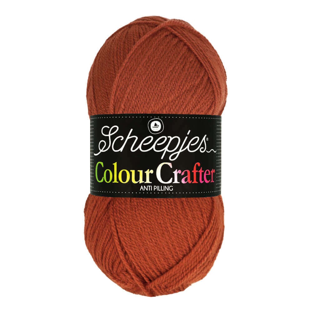 SCHEEPJES Colour Crafter breigaren in kleur 1001 Weert - zijdezacht acryl voor breien en haken
