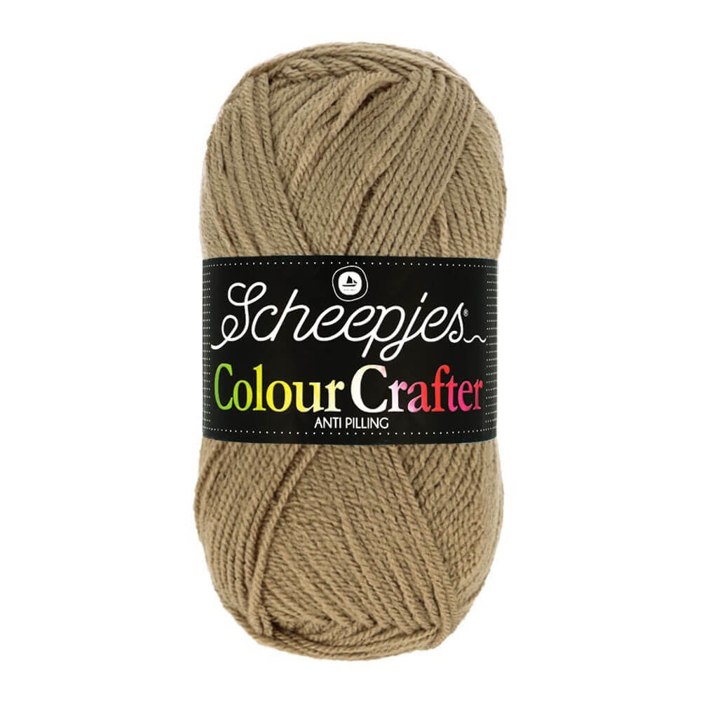 SCHEEPJES Colour Crafter breigaren in kleur 1001 Weert - zijdezacht acryl voor breien en haken