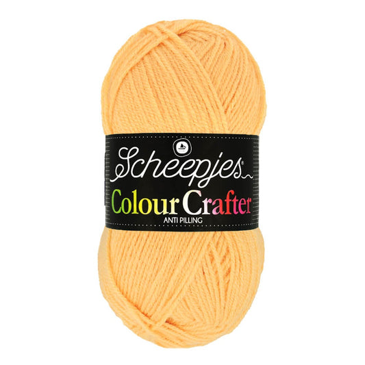 SCHEEPJES Colour Crafter breigaren in kleur 1001 Weert - zijdezacht acryl voor breien en haken