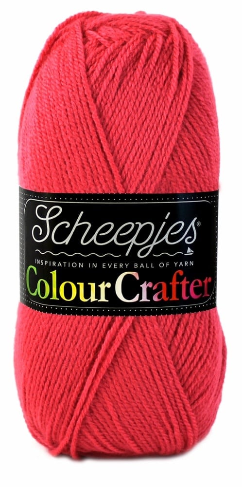 SCHEEPJES Colour Crafter breigaren in kleur 1001 Weert - zijdezacht acryl voor breien en haken