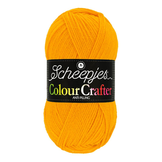 SCHEEPJES Colour Crafter breigaren in kleur 1001 Weert - zijdezacht acryl voor breien en haken