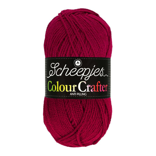 SCHEEPJES Colour Crafter breigaren in kleur 1001 Weert - zijdezacht acryl voor breien en haken