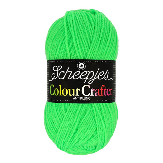 SCHEEPJES Colour Crafter breigaren in kleur 1001 Weert - zijdezacht acryl voor breien en haken