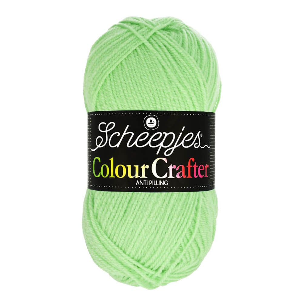 SCHEEPJES Colour Crafter breigaren in kleur 1001 Weert - zijdezacht acryl voor breien en haken