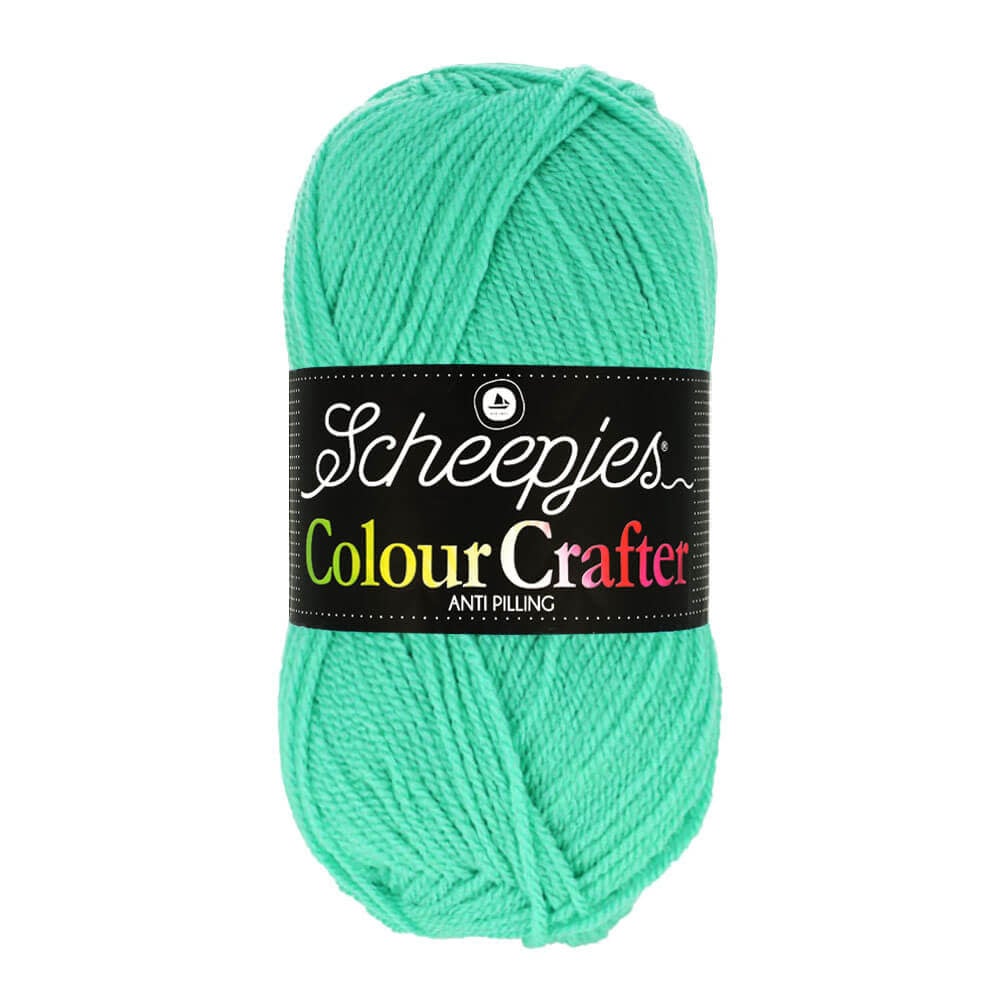SCHEEPJES Colour Crafter breigaren in kleur 1001 Weert - zijdezacht acryl voor breien en haken