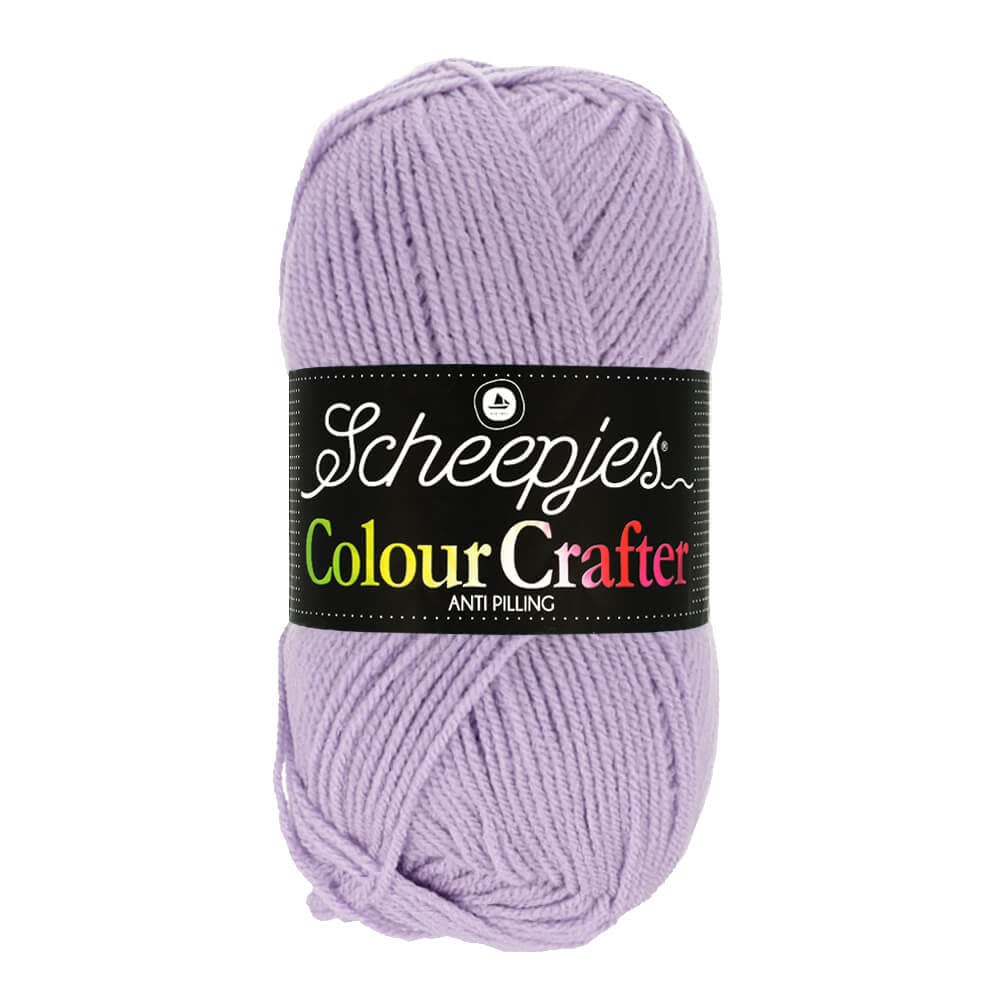 SCHEEPJES Colour Crafter breigaren in kleur 1001 Weert - zijdezacht acryl voor breien en haken