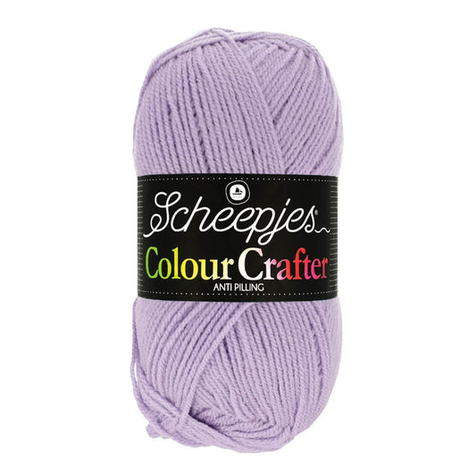 SCHEEPJES Colour Crafter breigaren in kleur 1001 Weert - zijdezacht acryl voor breien en haken