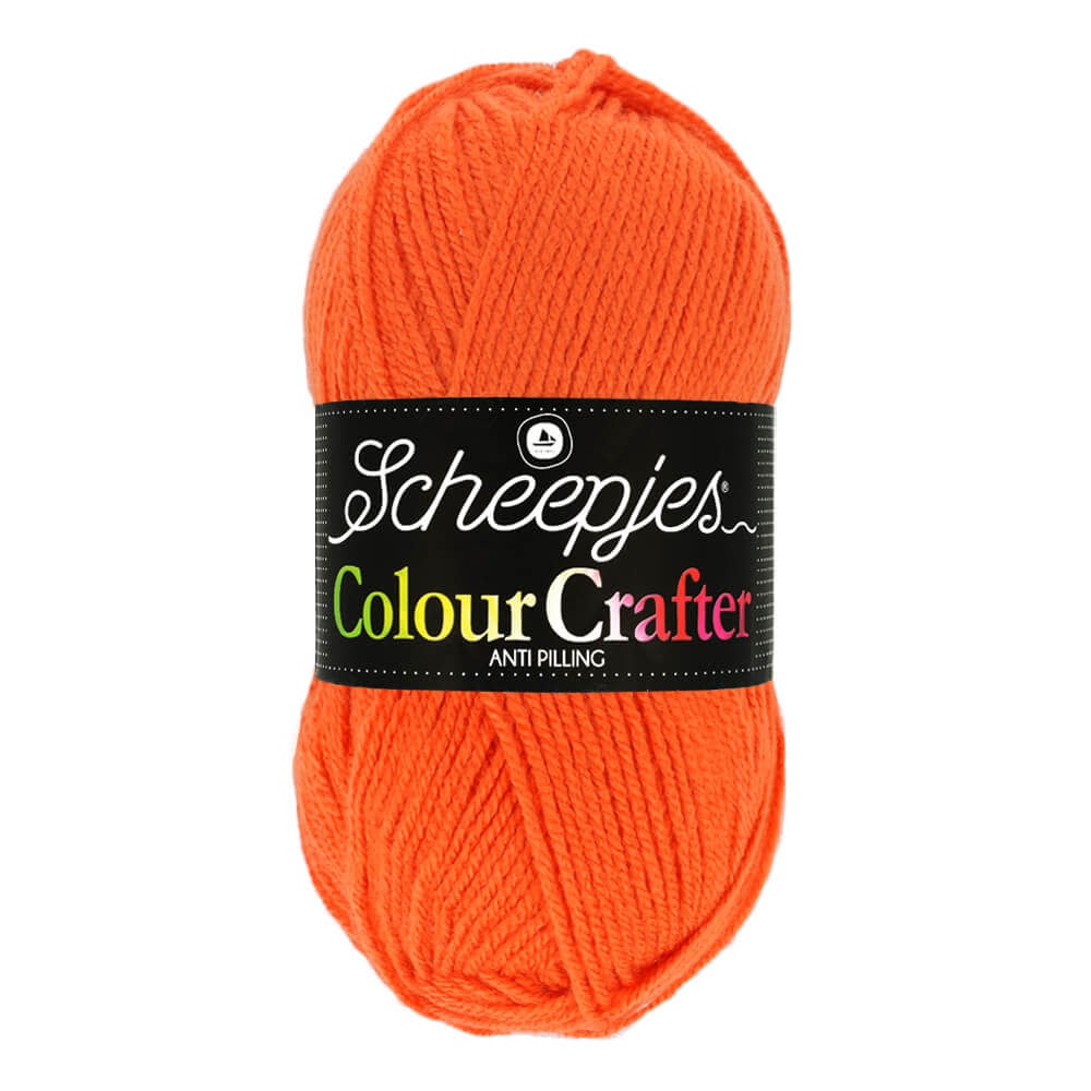 SCHEEPJES Colour Crafter breigaren in kleur 1001 Weert - zijdezacht acryl voor breien en haken