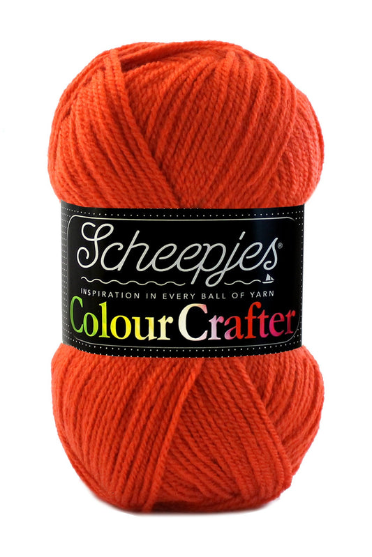SCHEEPJES Colour Crafter breigaren in kleur 1001 Weert - zijdezacht acryl voor breien en haken