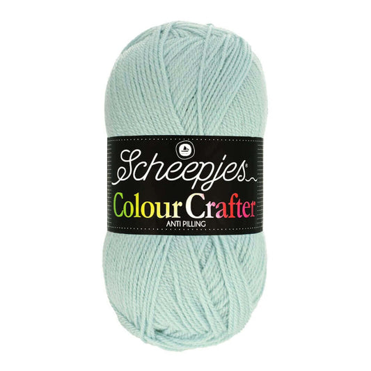 SCHEEPJES Colour Crafter breigaren in kleur 1001 Weert - zijdezacht acryl voor breien en haken