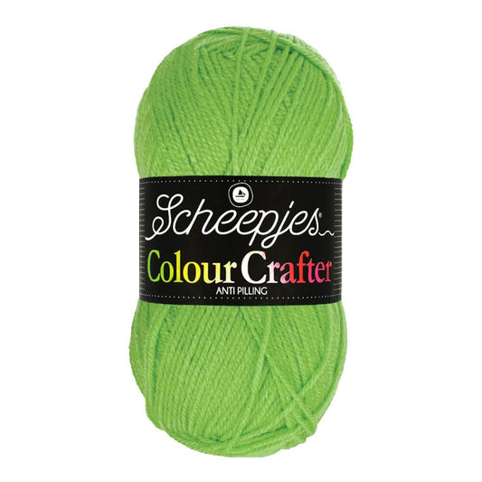 SCHEEPJES Colour Crafter breigaren in kleur 1001 Weert - zijdezacht acryl voor breien en haken