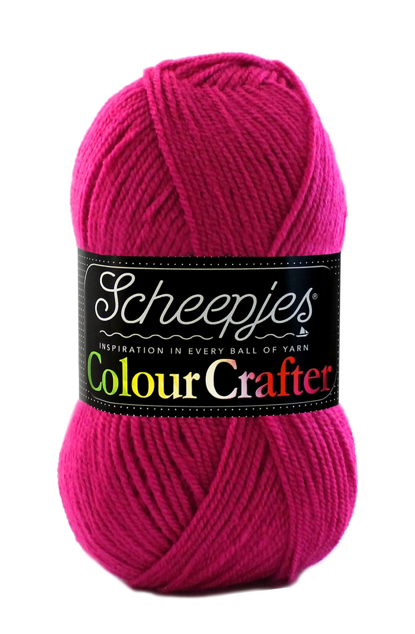SCHEEPJES Colour Crafter breigaren in kleur 1001 Weert - zijdezacht acryl voor breien en haken