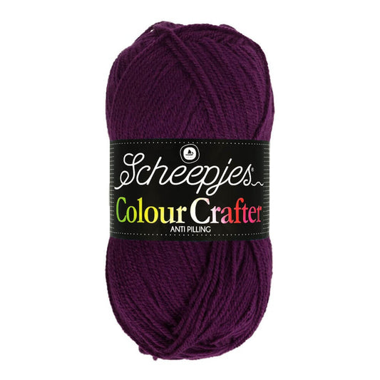 SCHEEPJES Colour Crafter breigaren in kleur 1001 Weert - zijdezacht acryl voor breien en haken