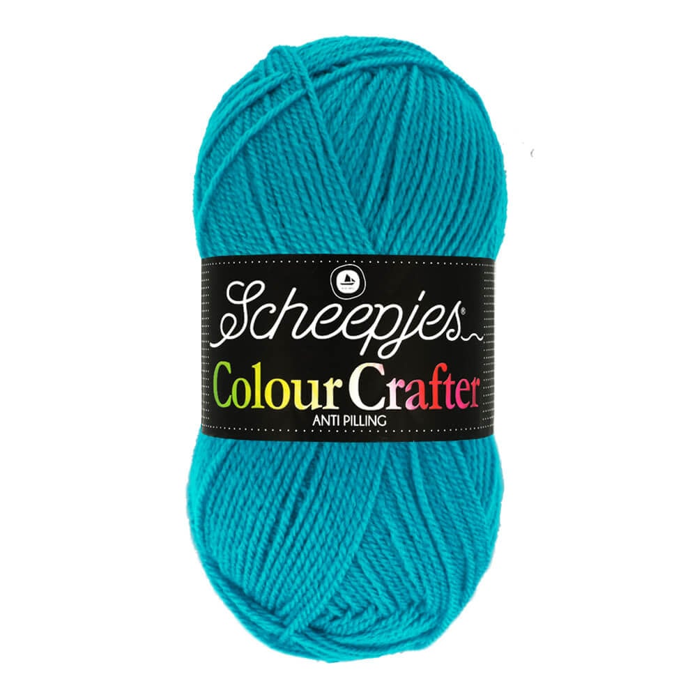 SCHEEPJES Colour Crafter breigaren in kleur 1001 Weert - zijdezacht acryl voor breien en haken